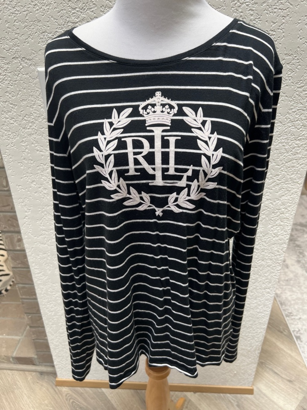Ralph Lauren Striped Long-Sleeve T-Shirt Size XL